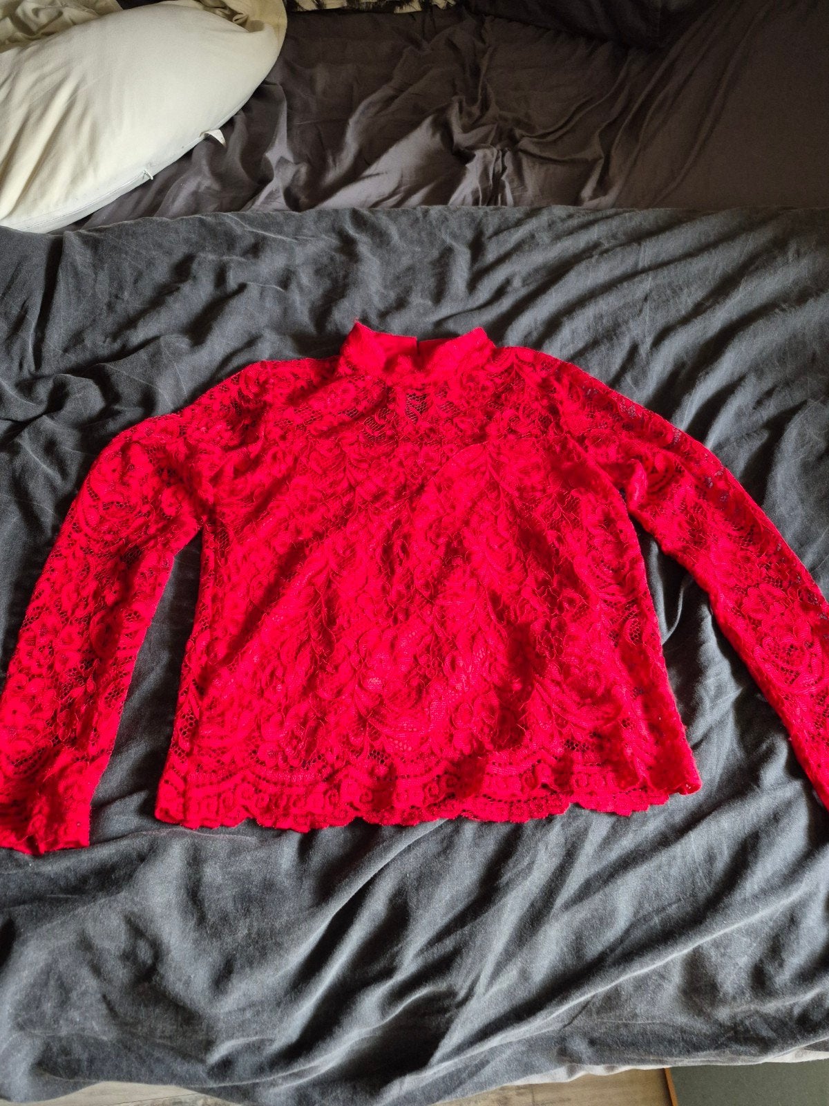 rood gehaakt topje van Guess maat M, Kleding | Dames, Topjes, Ophalen, Maat 38/40 (M)