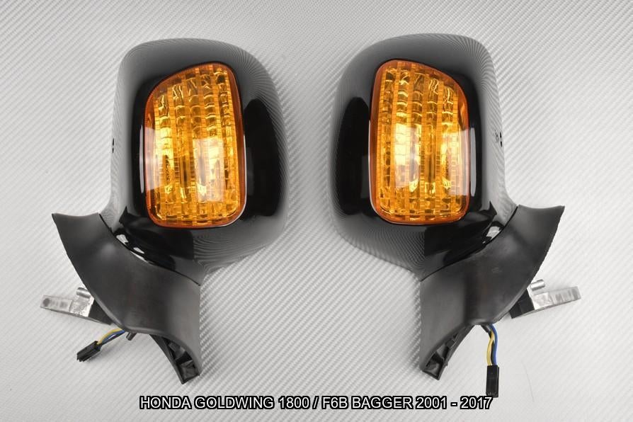 Set spiegels voor HONDA GOLDWING 1800 F6B BAGGER 2001 - 2017, Motoren, Ophalen of Verzenden, Nieuw