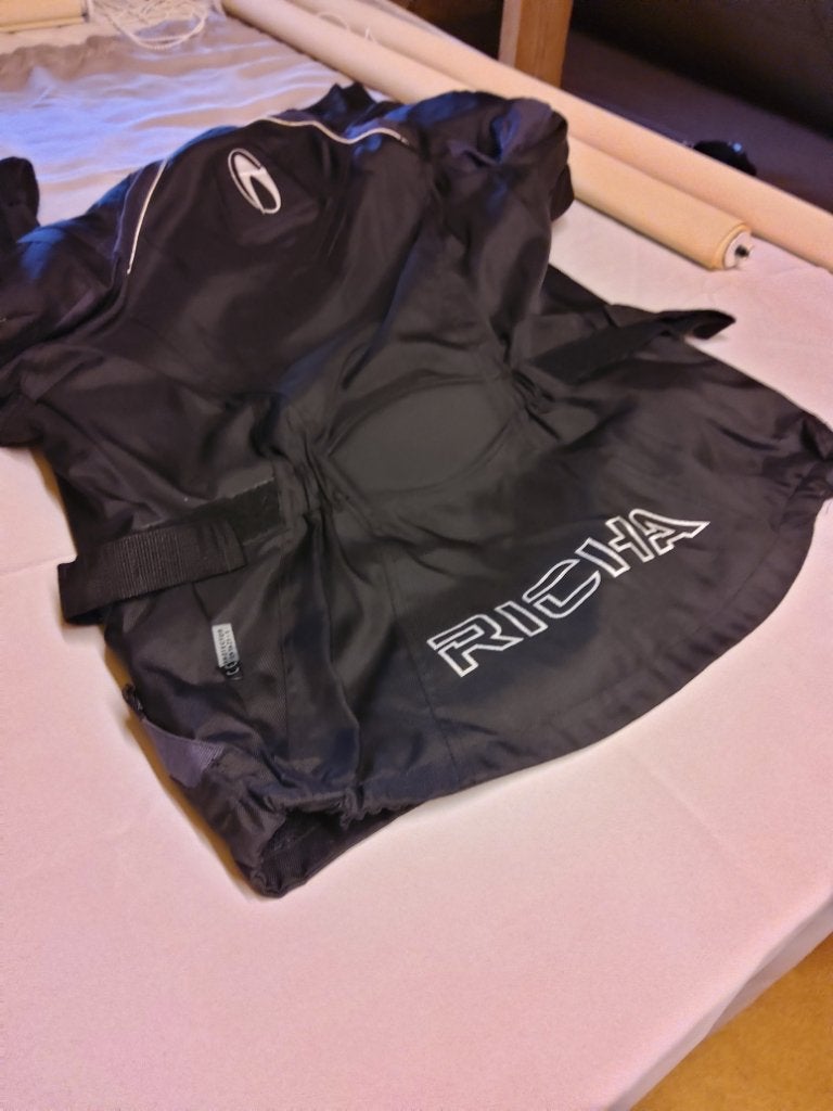 Motorkledij, vest voor dames,  zwart, Motoren, Kleding | Motorkleding, Ophalen, Jas | textiel, RICHA, Dames