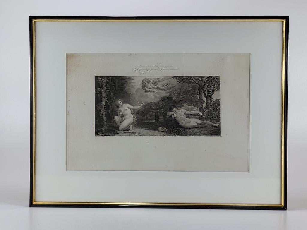 Eva bij de fontein – Francesco Bartolozzi (RA), Antiek en Kunst, Kunst | Etsen en Gravures, Ophalen of Verzenden