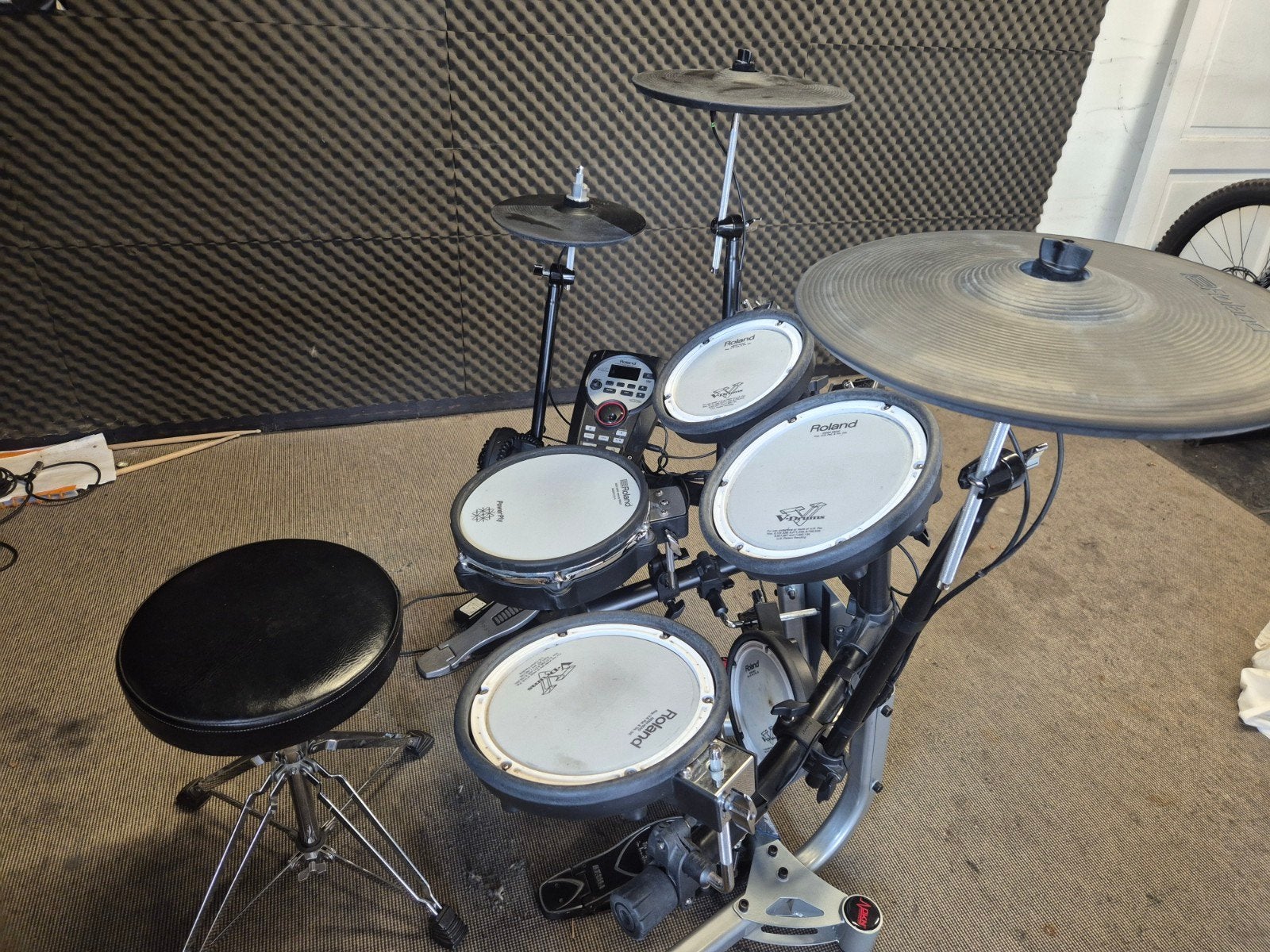 Roland TD 11 met dubbele bas iron cobra, Muziek en Instrumenten, Ophalen, Roland