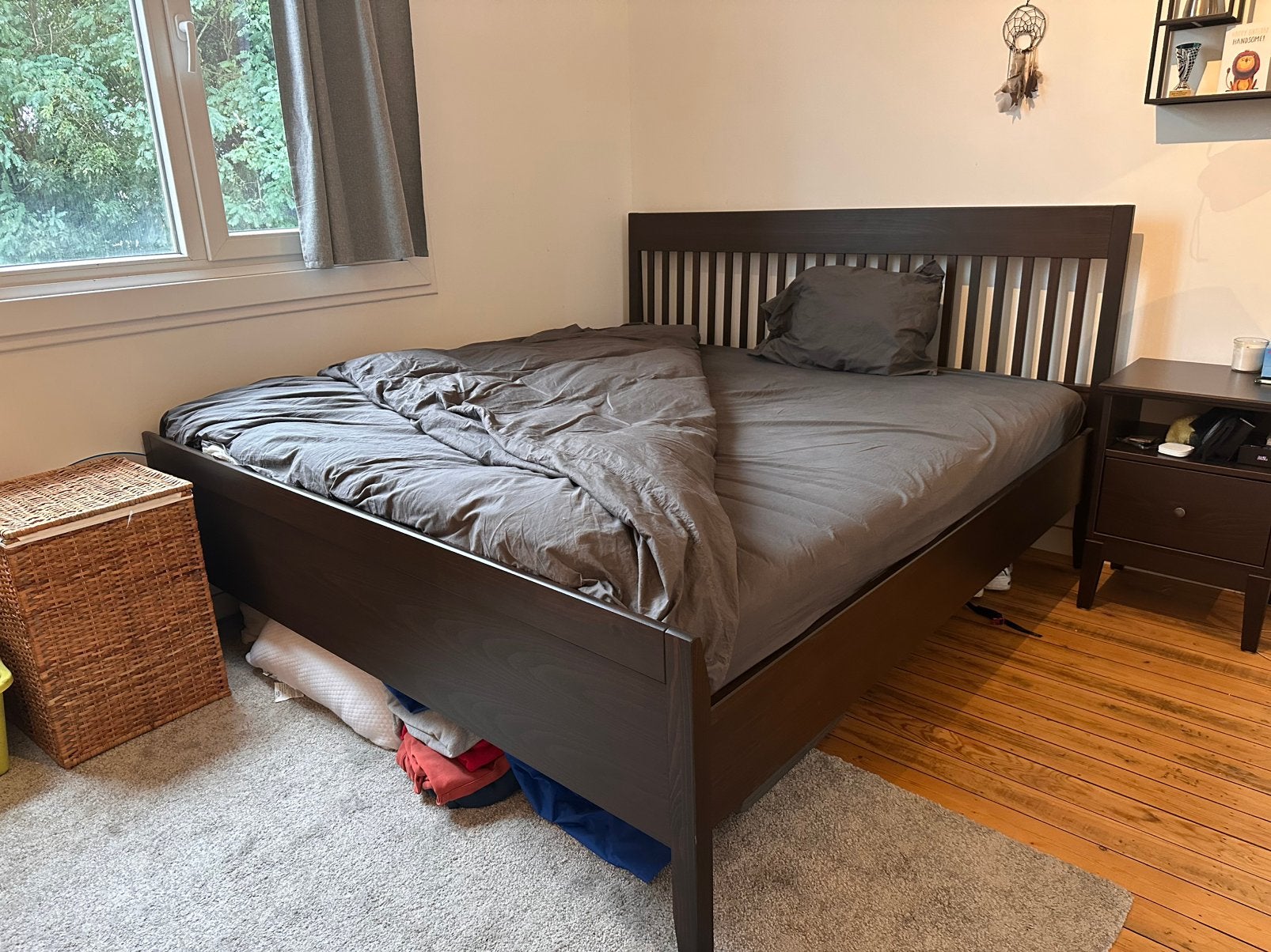 Bed Ikea 180x200, Enlèvement, Comme neuf
