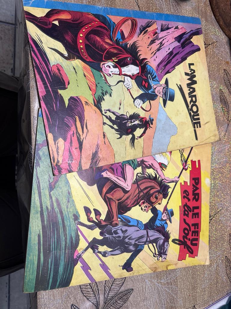 Zeldzame Lot 2 albums Zorro (1955) - Editions HEMMA /MCL, Boeken, Ophalen of Verzenden, Zo goed als nieuw