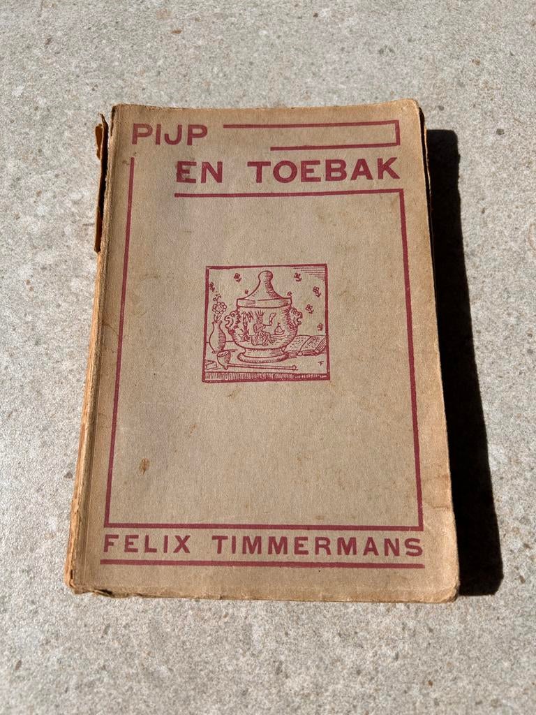 Pijp en toebak van felix Timmermans, Antiek en Kunst, Ophalen of Verzenden, Felix Timmermans