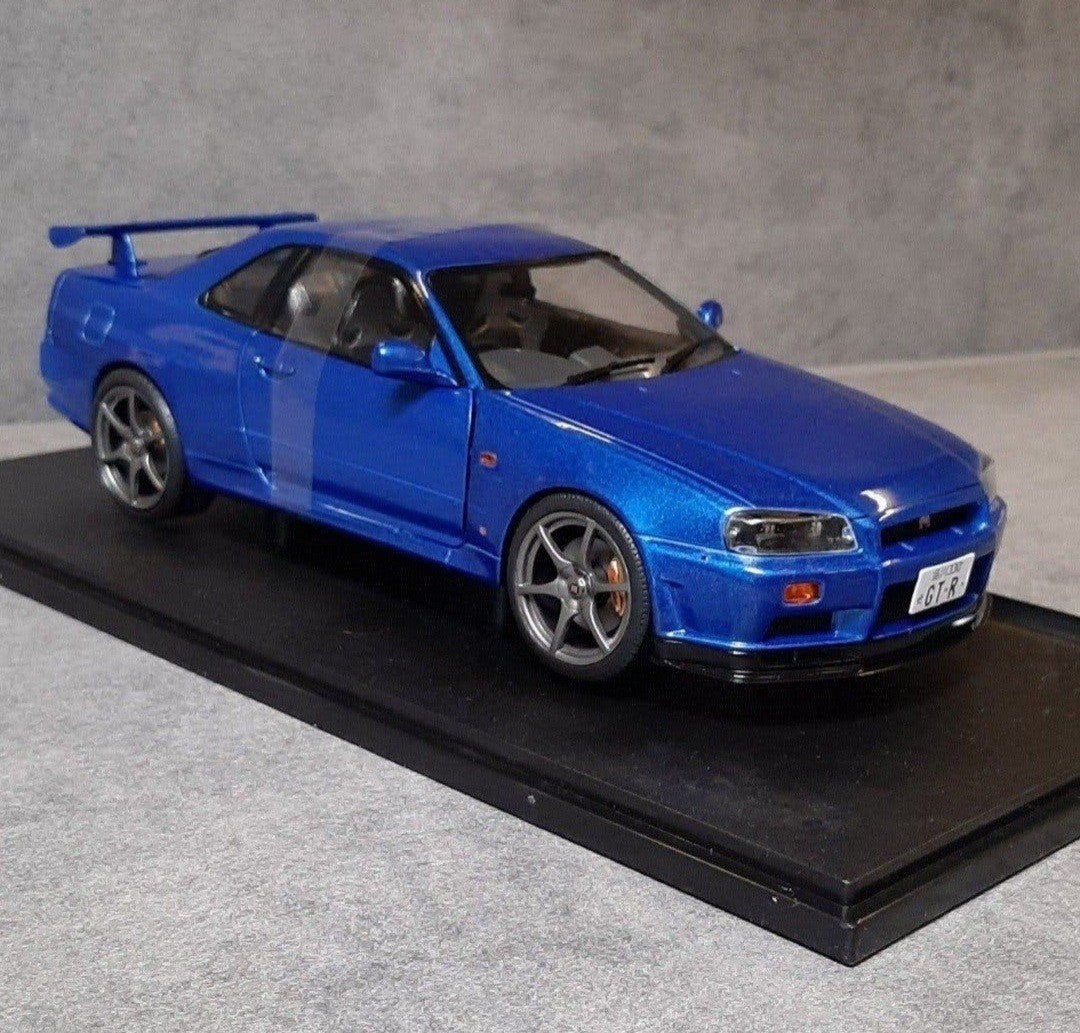 1:18/Nissan skyline GT-R(R34)NIEUW IN OVP, Ophalen of Verzenden, Zo goed als nieuw, Auto, Solido