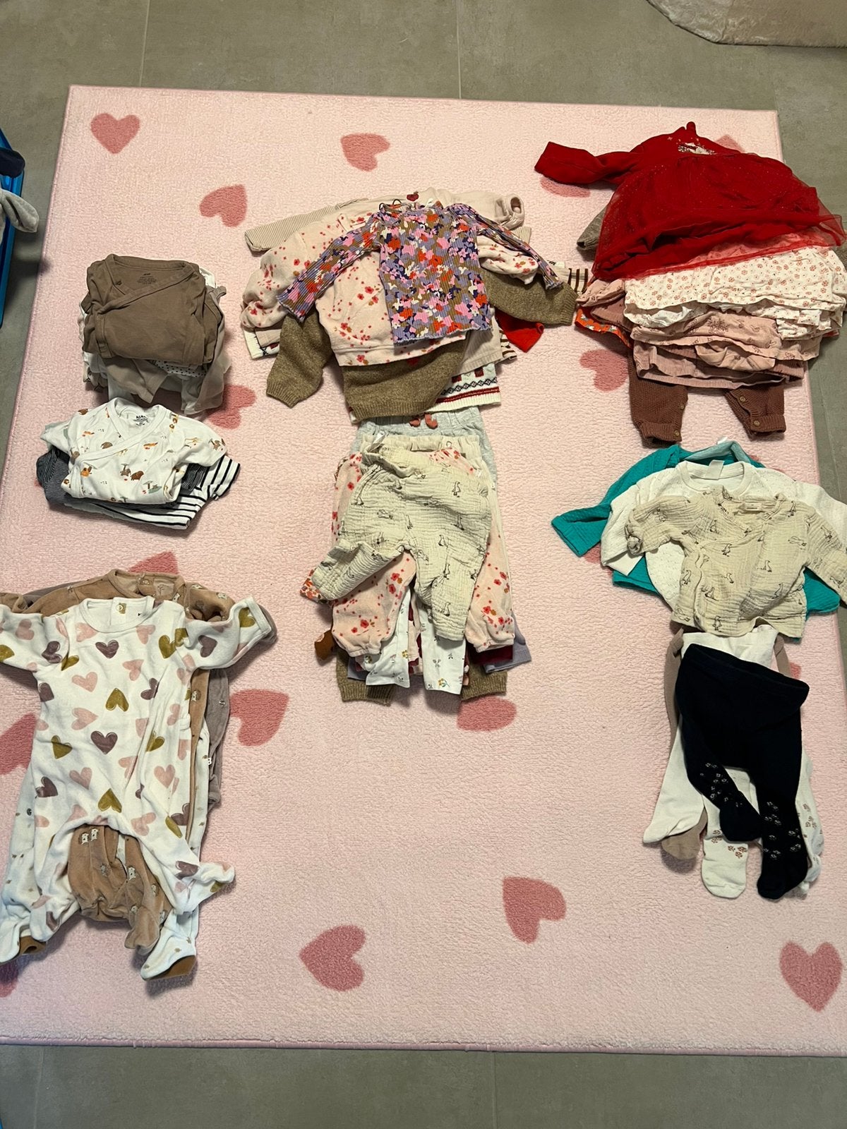 Babykleren meisje/unisex maat 68 (6-9m), Enlèvement, Taille 68