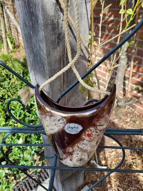 Magnifique vase mural vintage en céramique Jasba, Enlèvement