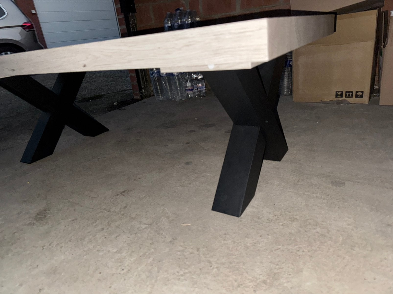 Echt houten salontafel, Huis en Inrichting, Ophalen, Zo goed als nieuw