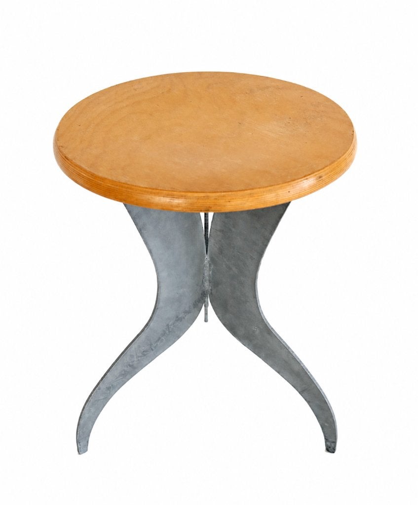 Design Bijzettafel Tafeltje Postmodern 1980 - Memphis stijl, Enlèvement, Métal
