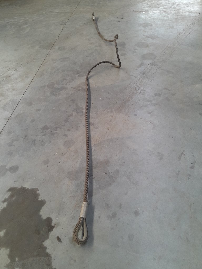 stalen kabel, Ophalen, Zo goed als nieuw