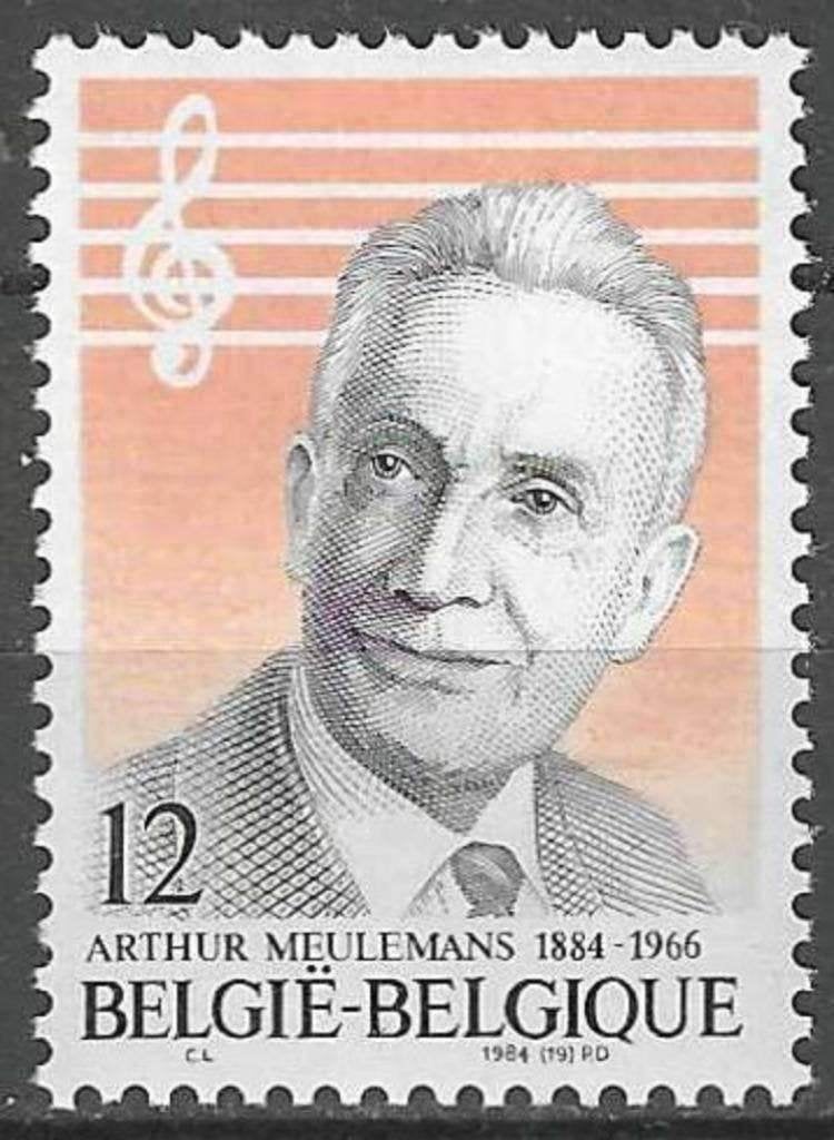Belgie 1984 - Yvert/OBP 2154 - Arthur Meulemans (PF), Verzenden, Postfris, Postfris, Muziek