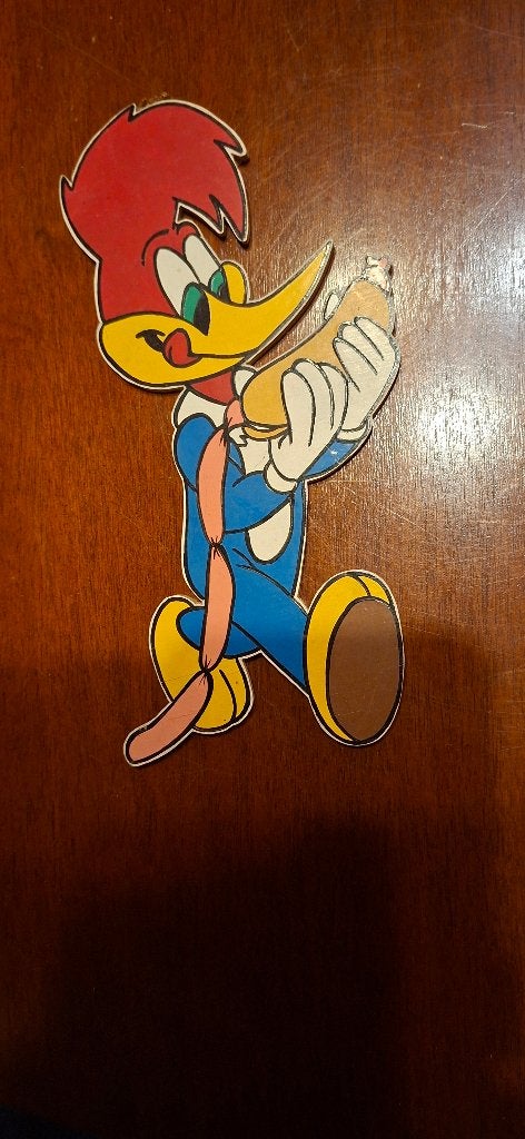 Walter Lantz Woody Woodpecker houten figuur jaar 60, Verzamelen, Ophalen of Verzenden, Zo goed als nieuw, Fantasy