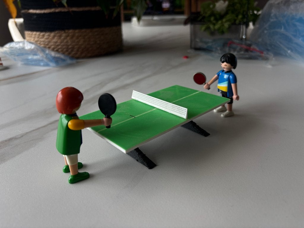 Playmobil 5197 Joueurs de tennis de table, Enlèvement ou Envoi, Comme neuf, Kit complet, Figurines