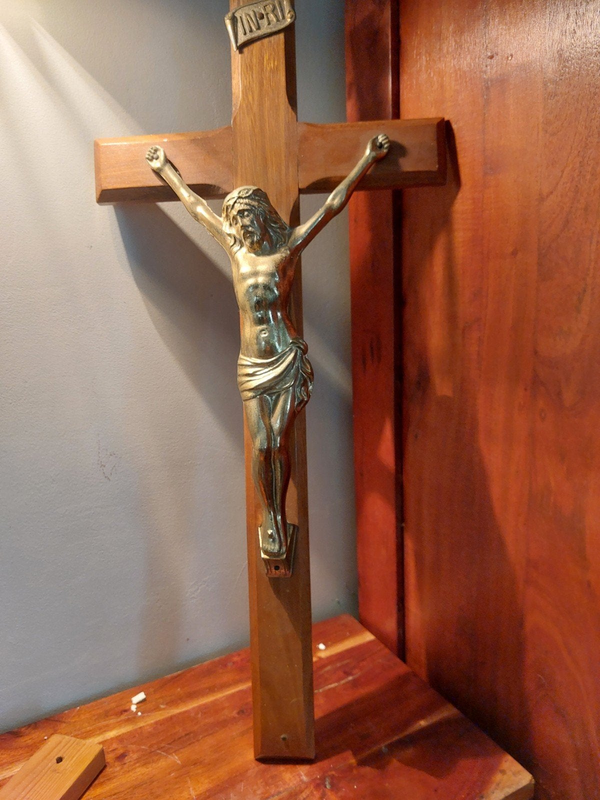 Vintage Gekruisigde Jezus, Antiek en Kunst, Ophalen of Verzenden