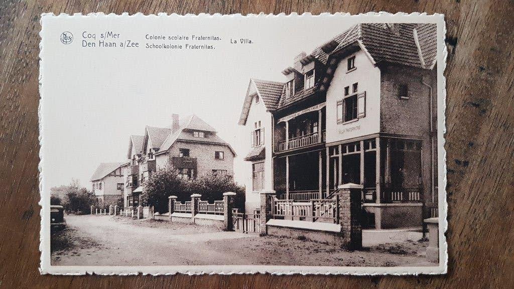 Postkaart De Den Haan Coq Schoolkolonie Fraternitas, Enlèvement ou Envoi, 1940 à 1960, Non affranchie, Flandre Occidentale
