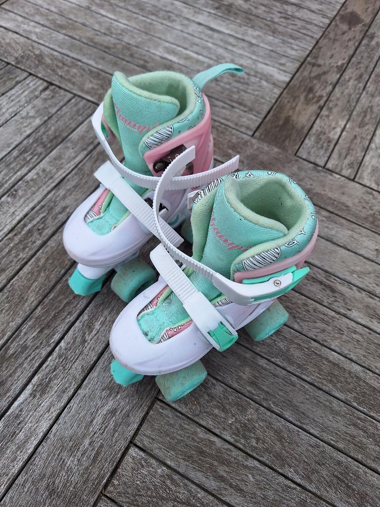 Rolschaatsen, Ophalen, Verstelbaar, Zo goed als nieuw, Kinderen