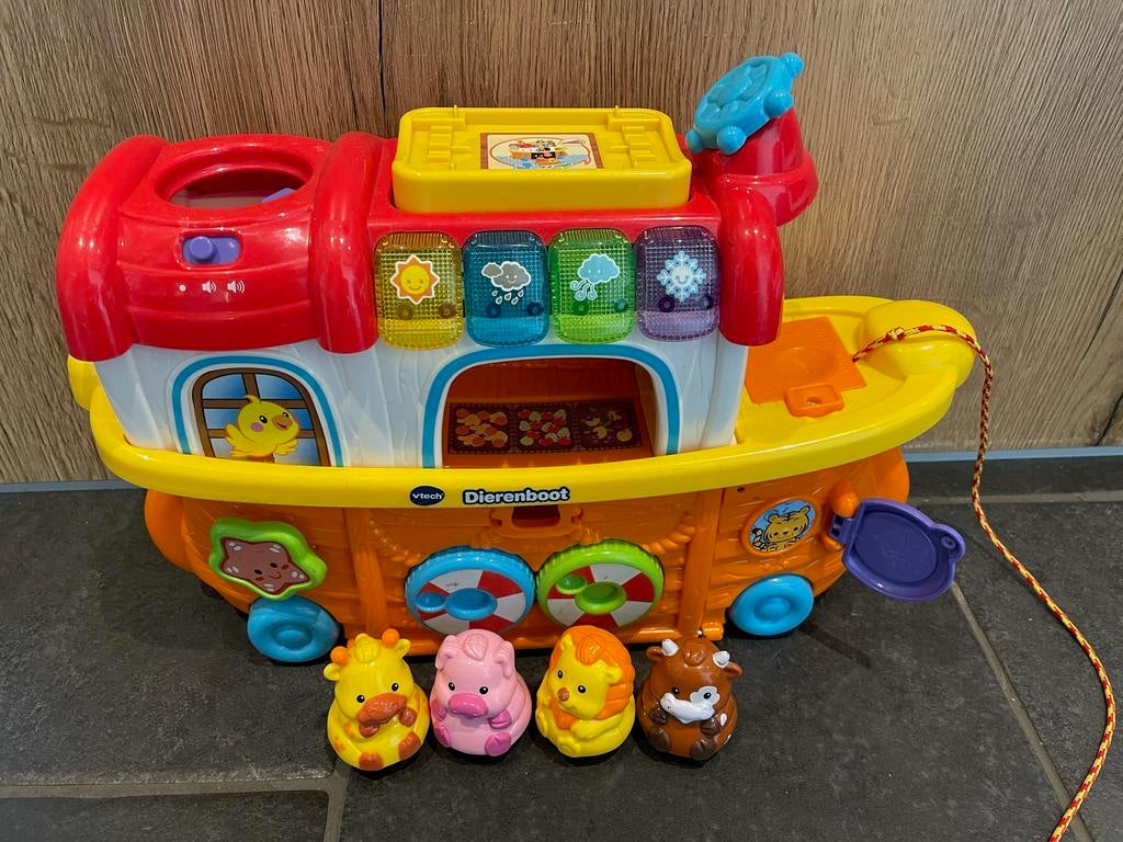 Vtech Zoef zoef dierenboot, Ophalen, Gebruikt, 6 maanden tot 2 jaar