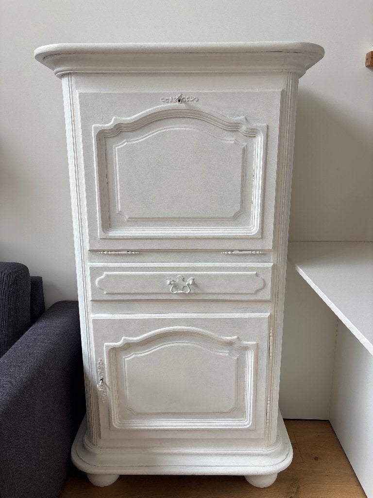Vintage barkast, Ophalen, Eikenhout, 50 tot 100 cm, Zo goed als nieuw