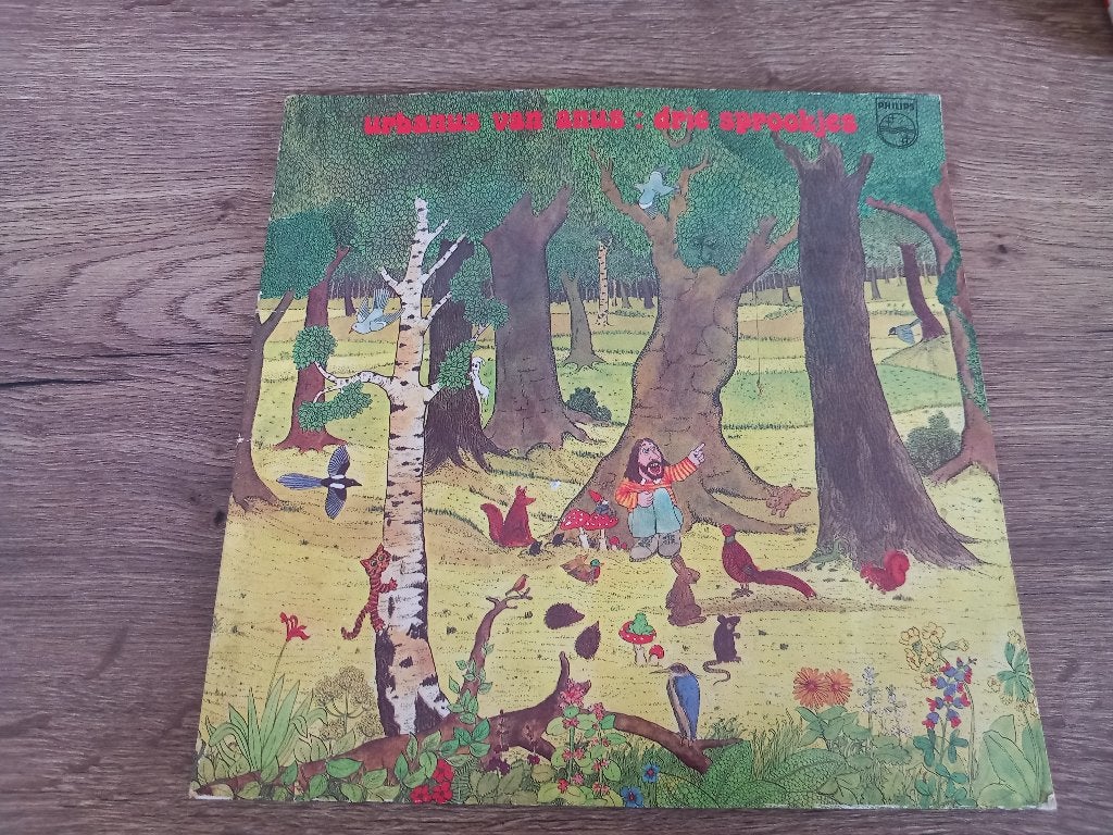Vinyl LP Urbanus van Anus Drie Sprookjes Pop Rock Komedie, Cd's en Dvd's, Ophalen of Verzenden, 12 inch, Pop, LP