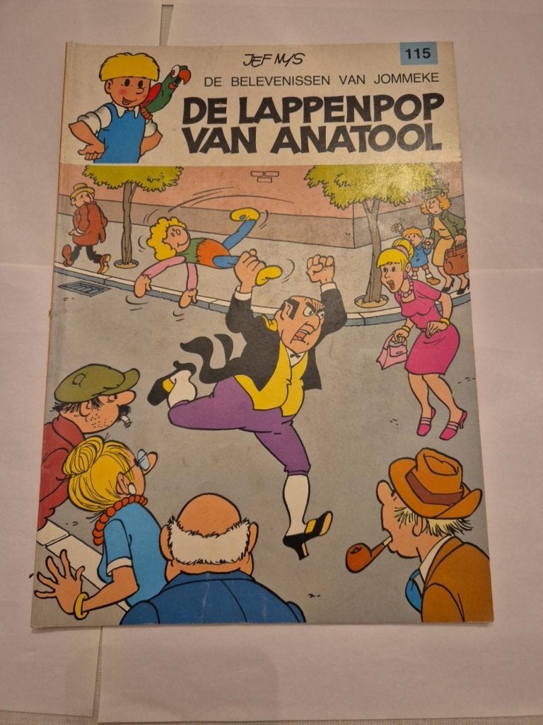 Jommeke nr. 115 – De Lappenpop van Anatool,, Eén stripboek, Verzenden, Gelezen