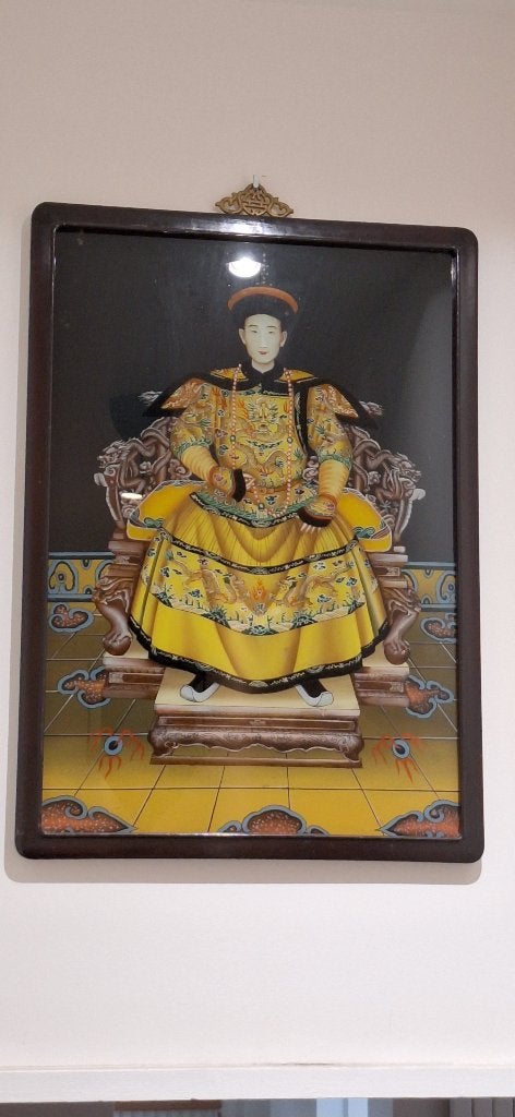 Chinees schilderij op glas, Antiek en Kunst, Ophalen of Verzenden