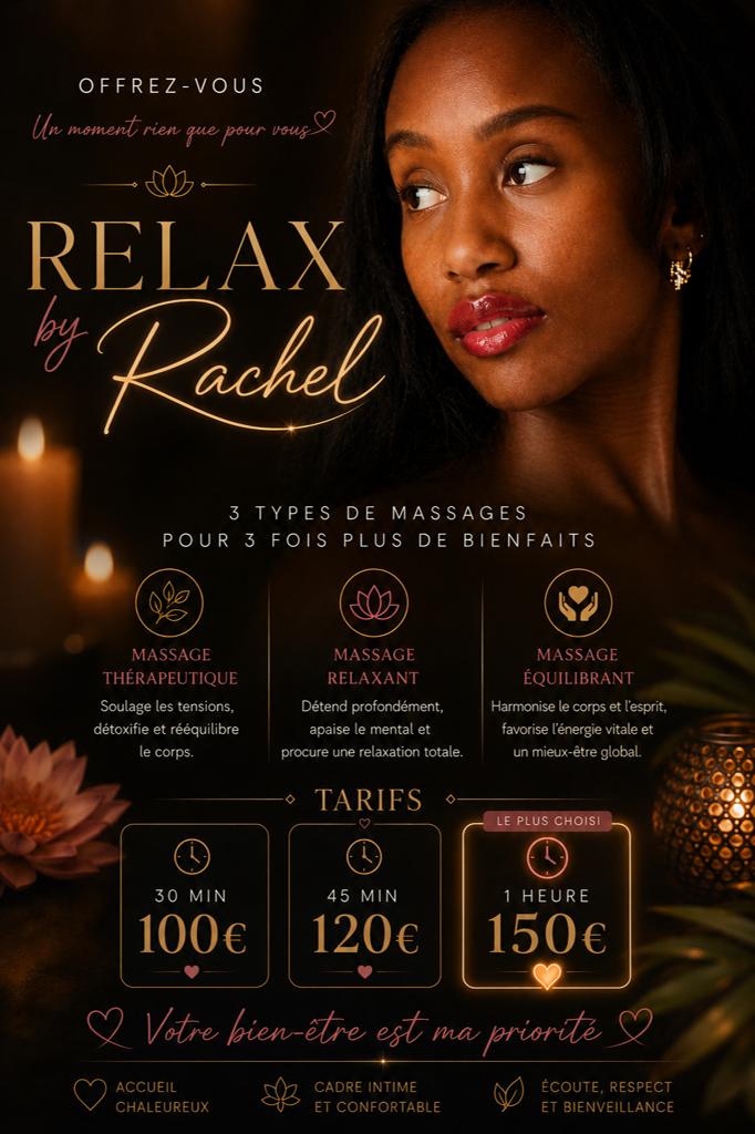 Massage bien être et relaxant, Massage relaxant