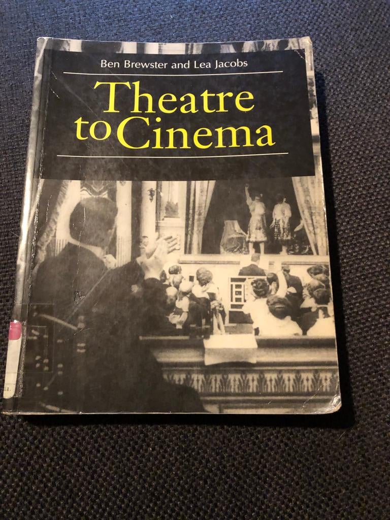 Theatre to Cinema - Ben Brewster and Lea Jacobs, Gelezen, Ophalen of Verzenden, Vakgebied of Filmindustrie, Ben Brewster and Lea Jacobs