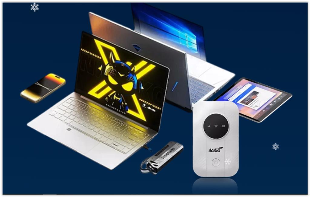 Wi-Fi portable. Plus besoin de payer pour internet à la mais, Neuf, Enlèvement ou Envoi, Connexion USB, 8 pouces