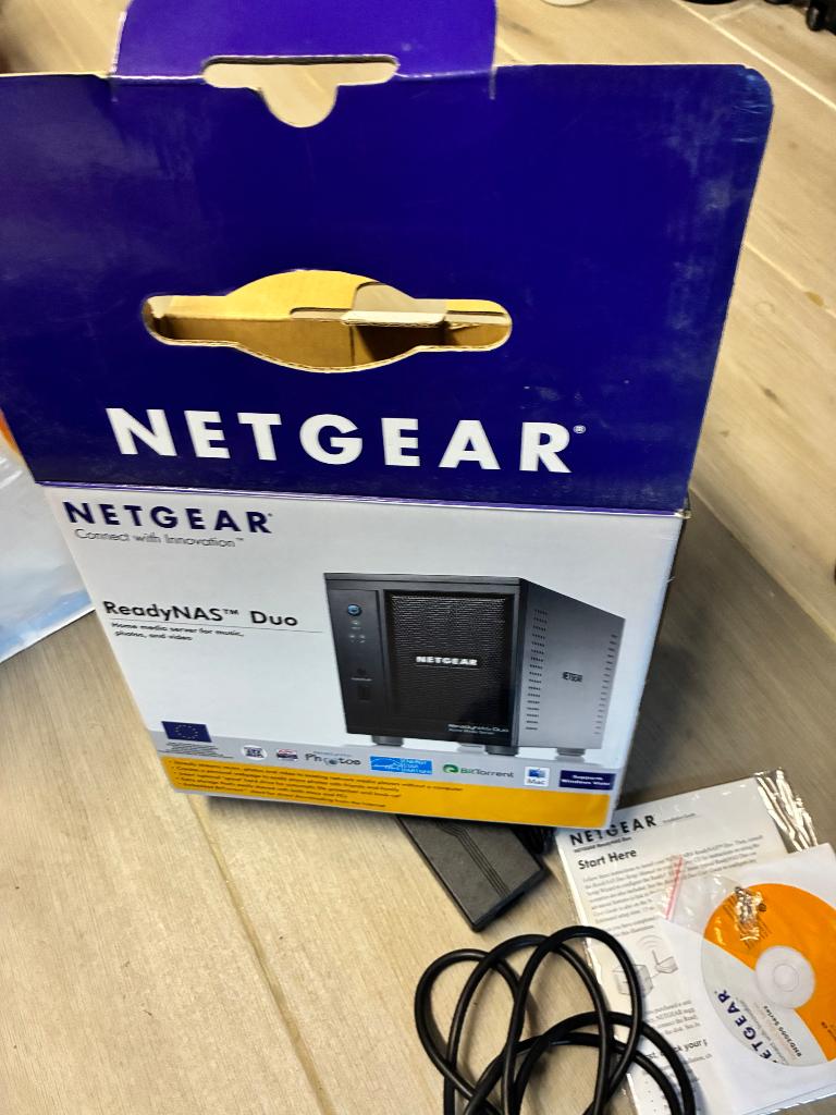 Nas Netgear Readynas duo rnd2000 v2, Enlèvement, Utilisé