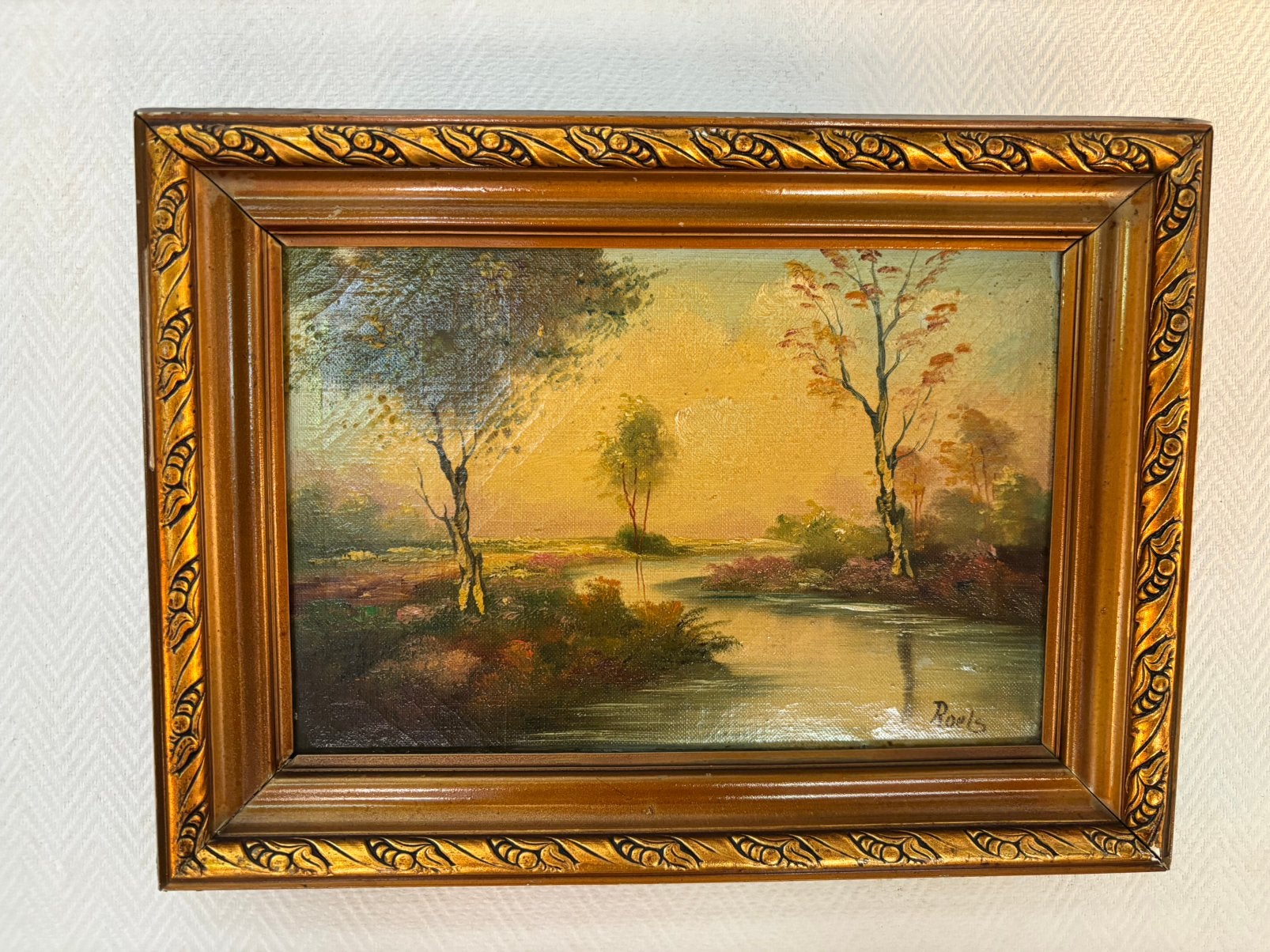 Peinture ancienne de Roels, Antiquités & Art, Art | Peinture | Classique, Peinture à l'huile, Paysage, Enlèvement, Impressionniste