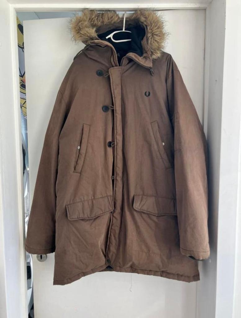 Fred Perry winterjas XL, Ophalen, Gedragen, Maat 56/58 (XL), Overige kleuren