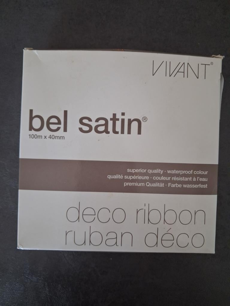 Satijnen lint / ribbon - 100m, Ophalen
