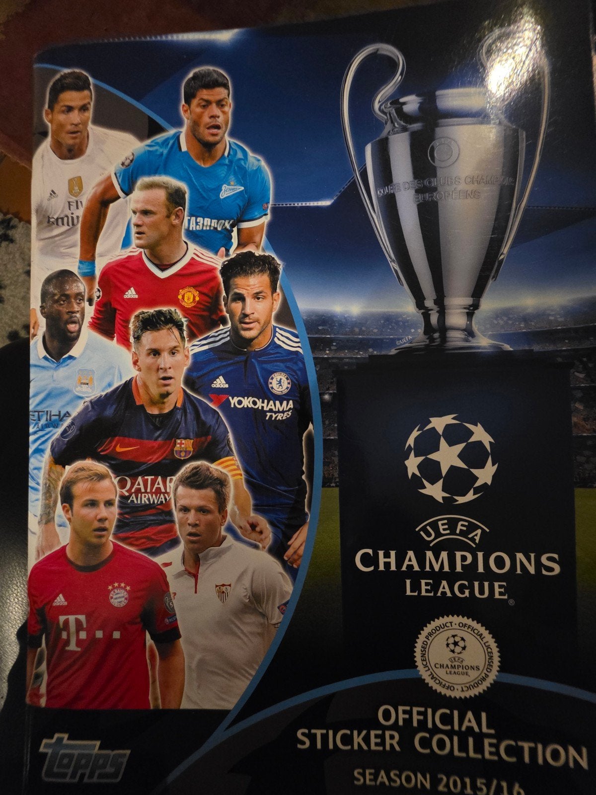 Topps UEFA Champions League Sticker Album 2015, Collections, Enlèvement