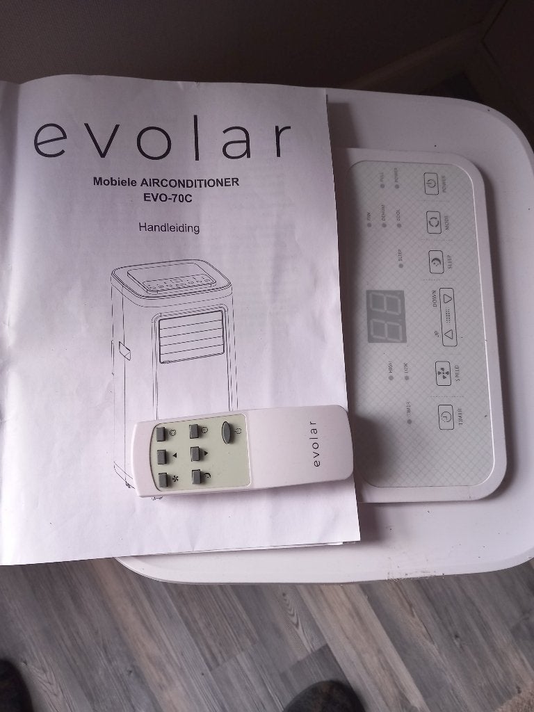 Mobiele airco te koop, Ophalen, Gebruikt, Timer, 2 snelheden