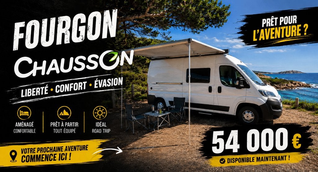 Chausson V594 2026 — 600 kg laadvermogen — lithium — 3500 km, Caravans en Kamperen, Mobilhomes, Buscamper of Camperbus, Caméra de recul