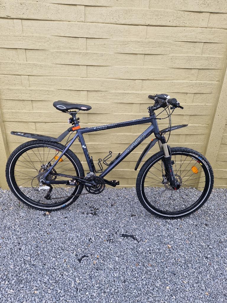 Mountenbike Decathlon, Gebruikt, Vering, Schijfrem, 53 tot 57 cm