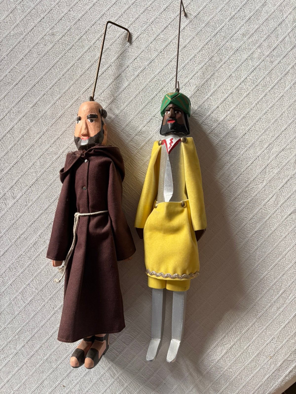 Véritables marionnettes liégeoises - pere Fouettard et moine, Enlèvement, Comme neuf
