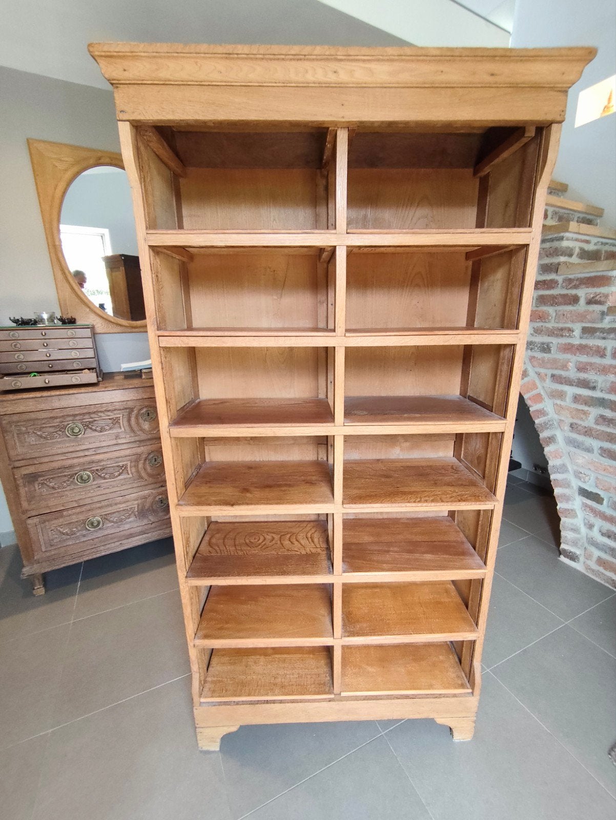 Armoire Chêne meuble rangement, Enlèvement, Utilisé