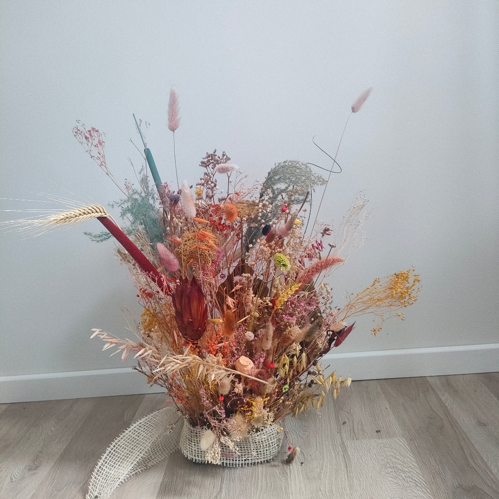Droogbloemen, Maison & Meubles, Accessoires pour la Maison | Plantes & Fleurs artificielles, Arrangement floral, Comme neuf, Enlèvement