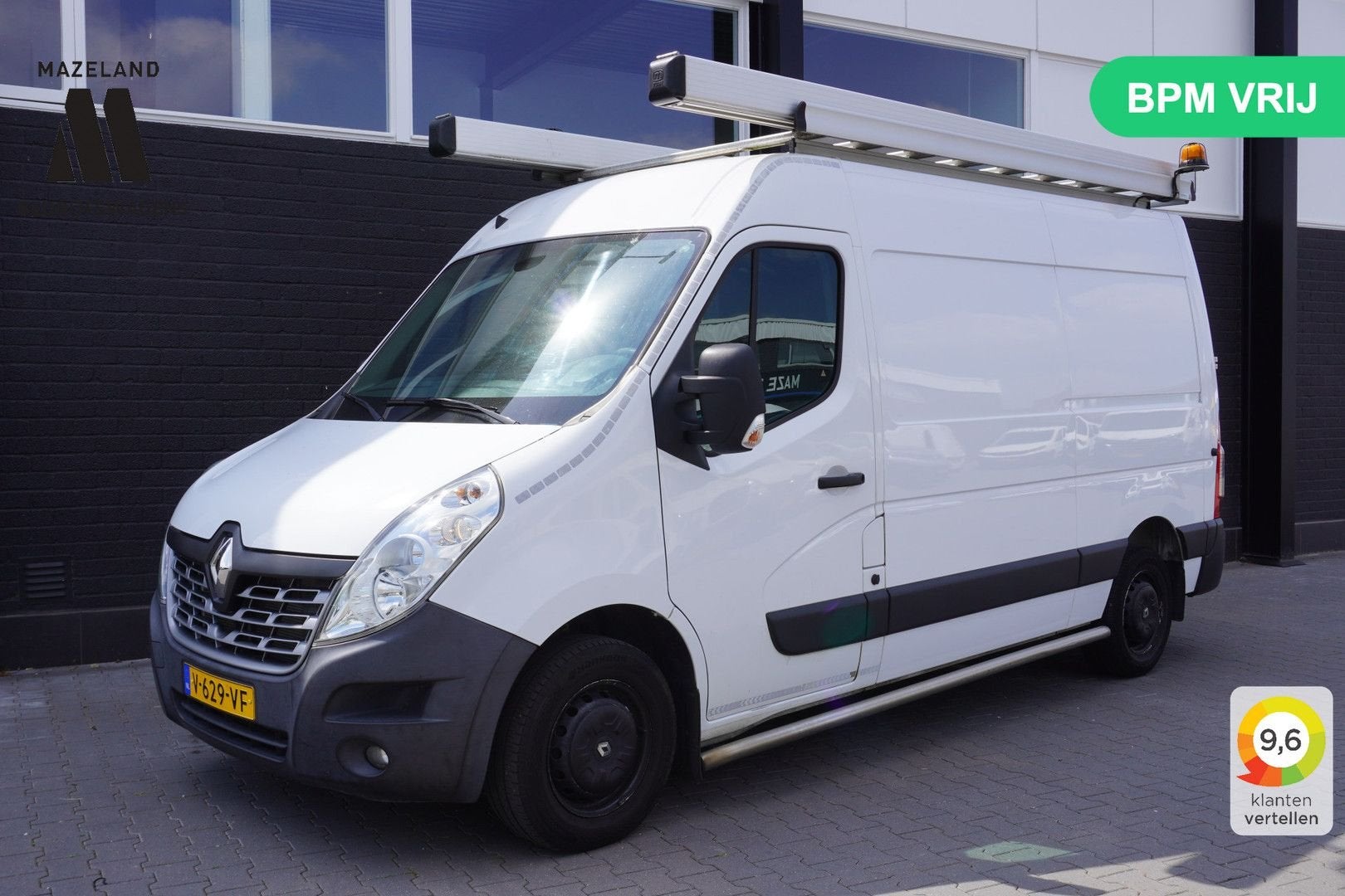 Renault Master 2.3 dCi 130PK L2H2 EURO 6 - Airco - Navi - Cr, 204 g/km, Wit, Bedrijf, Onderhoudsboekje