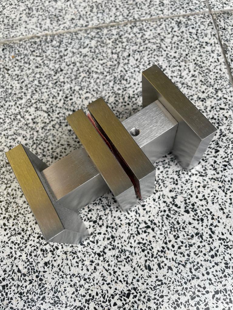 Poignée de porte en inox, Enlèvement, Utilisé, Autres types, Inox