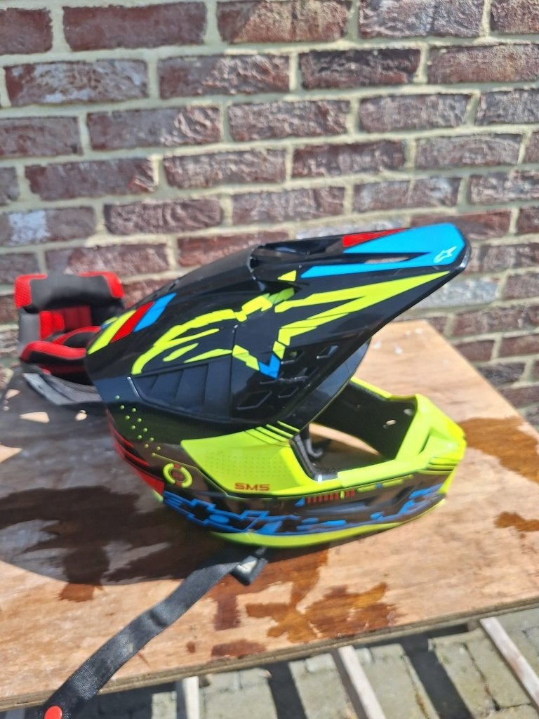 motorcross helm, Motoren, Kleding | Motorhelmen, Integraalhelm, S, Tweedehands, Ophalen