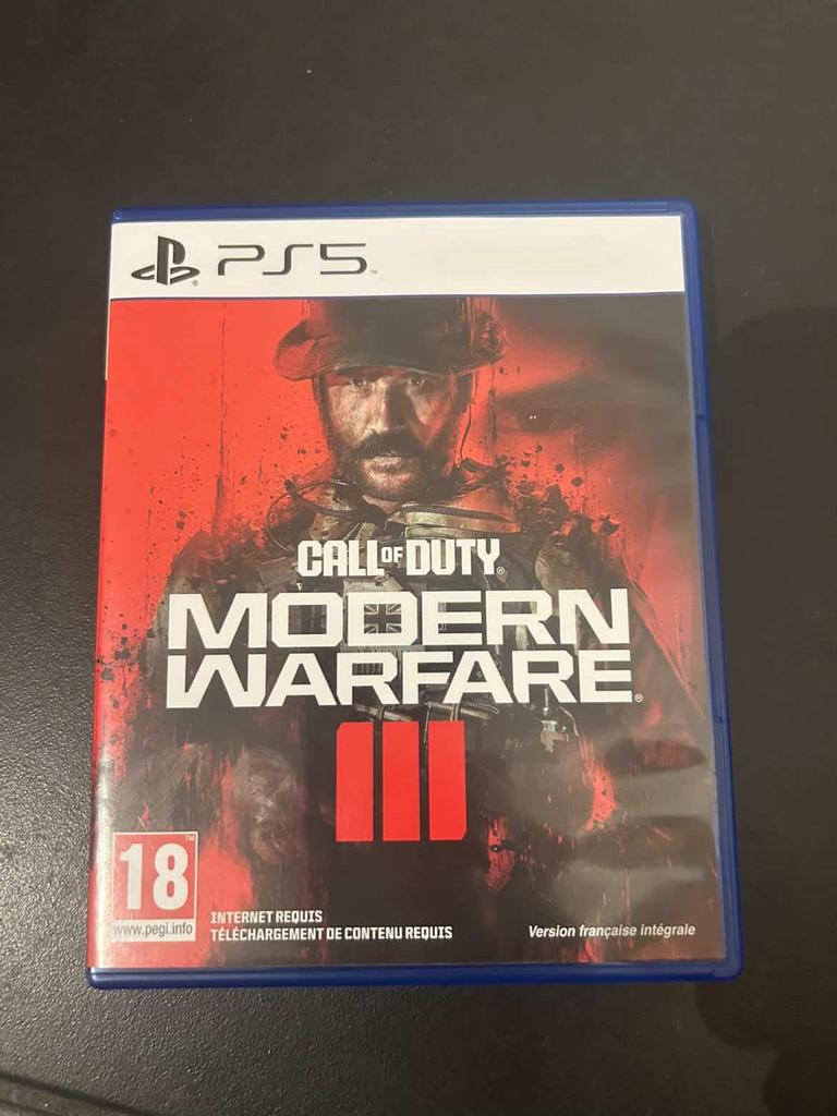 CD de Call of Duty Modern Warfare III pour PS5, Consoles de jeu & Jeux vidéo, Enlèvement, Comme neuf