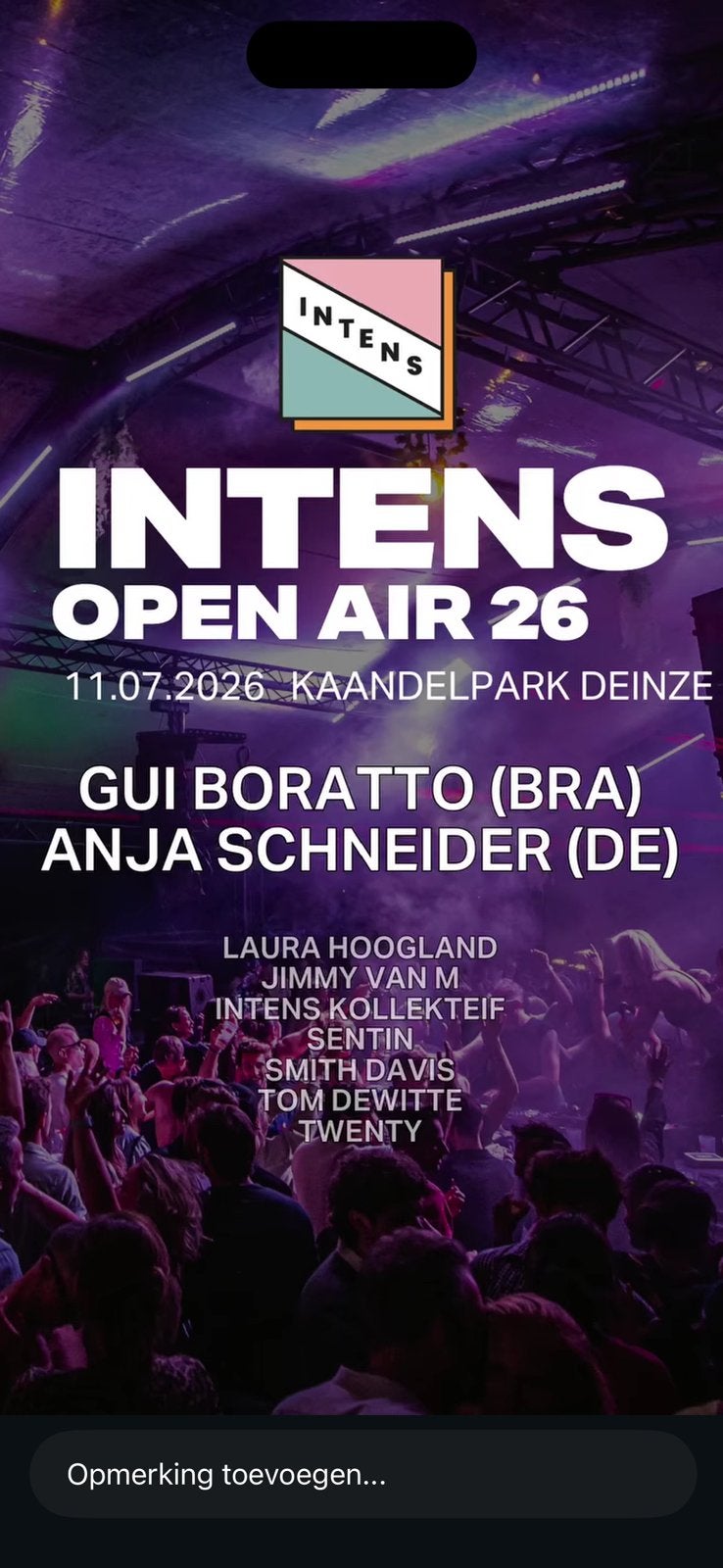 4 Tickets INTENS Open Air te koop