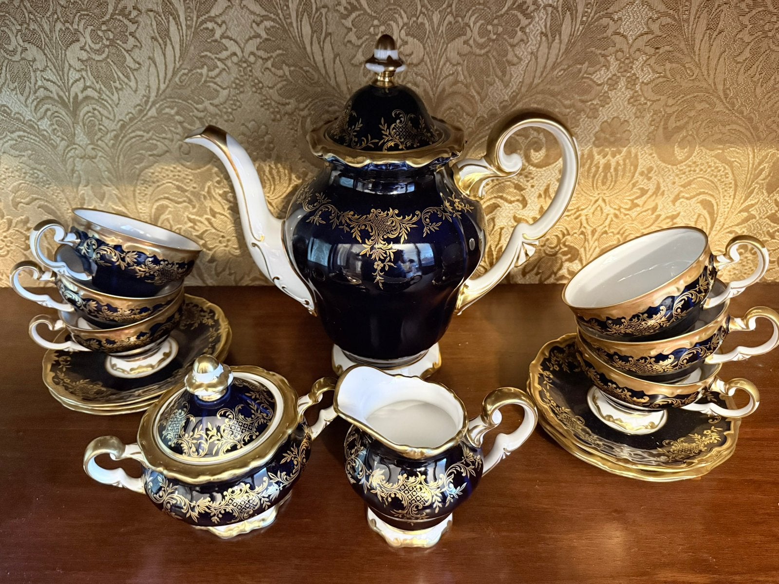Weimar porcelein koffieservice, Ophalen