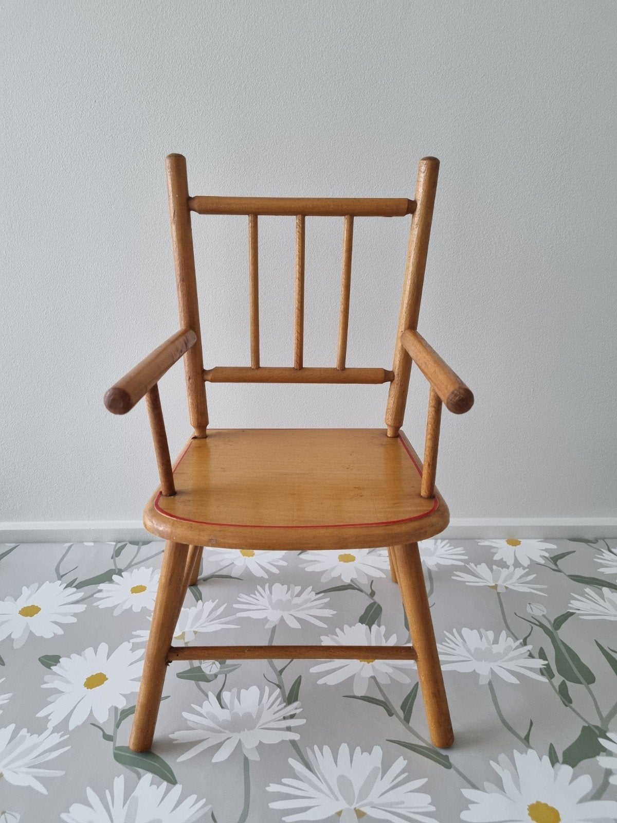 Antiek: vintage houten poppenstoeltje, Ophalen, Gebruikt, Stoel(en)
