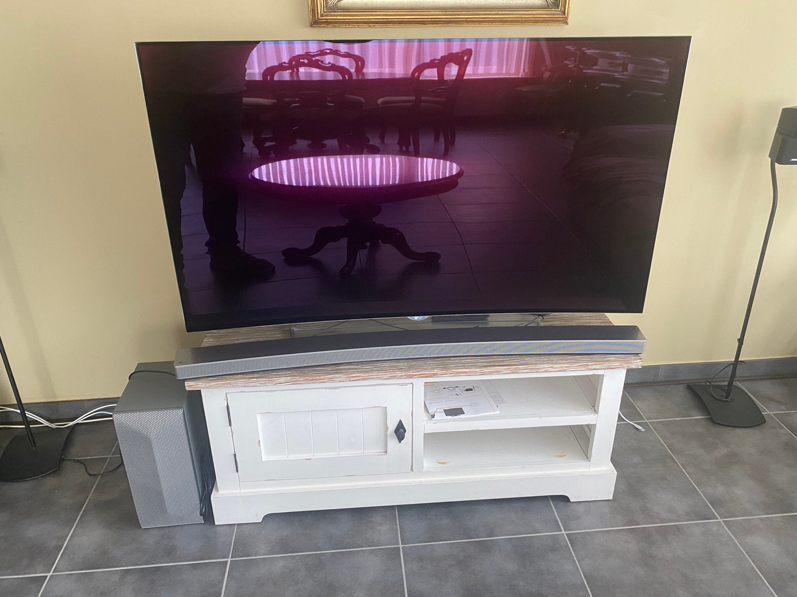 LG oled tv (3D) 55 inch, Audio, Tv en Foto, Ophalen, Zo goed als nieuw, OLED, LG