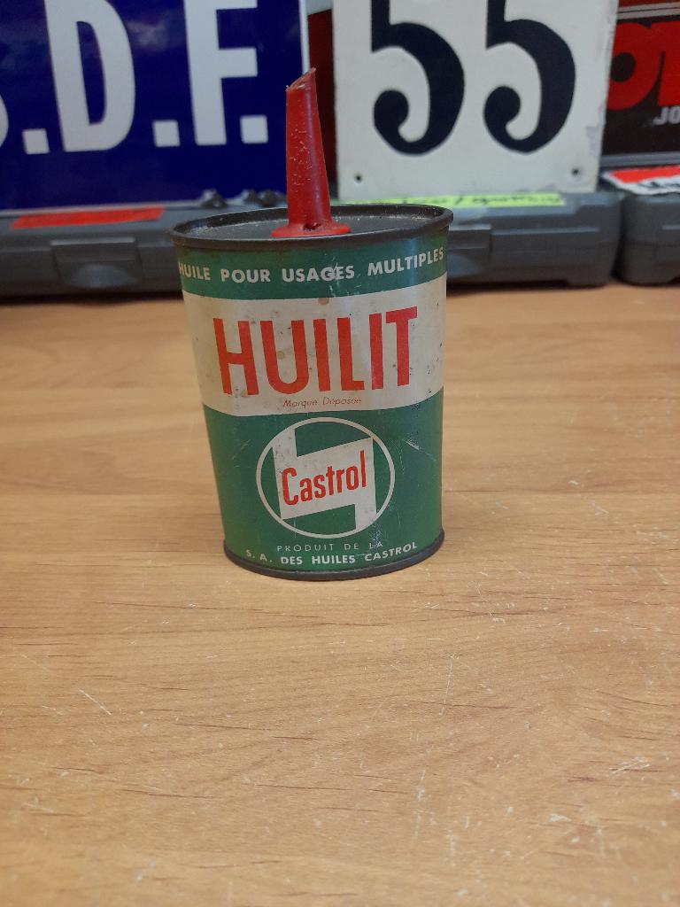 ancienne burette huile vide castrol huilit, Envoi, Utilisé, Autres types