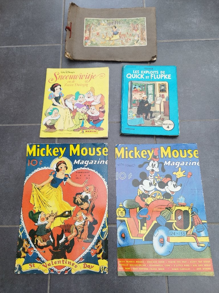 Disney display, verzamelalbum, quick en fluke, Verzamelen, Disney, Ophalen