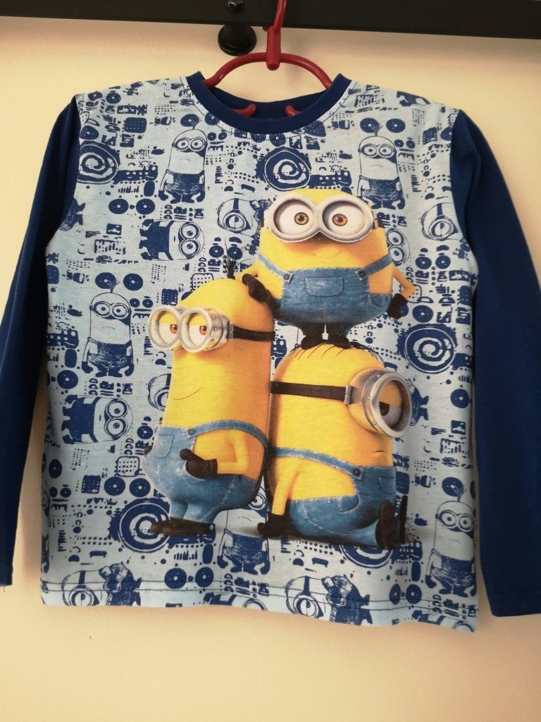 Blauwe pyjama van Minions, Ophalen, Nacht- of Onderkleding, Gebruikt, Jongen